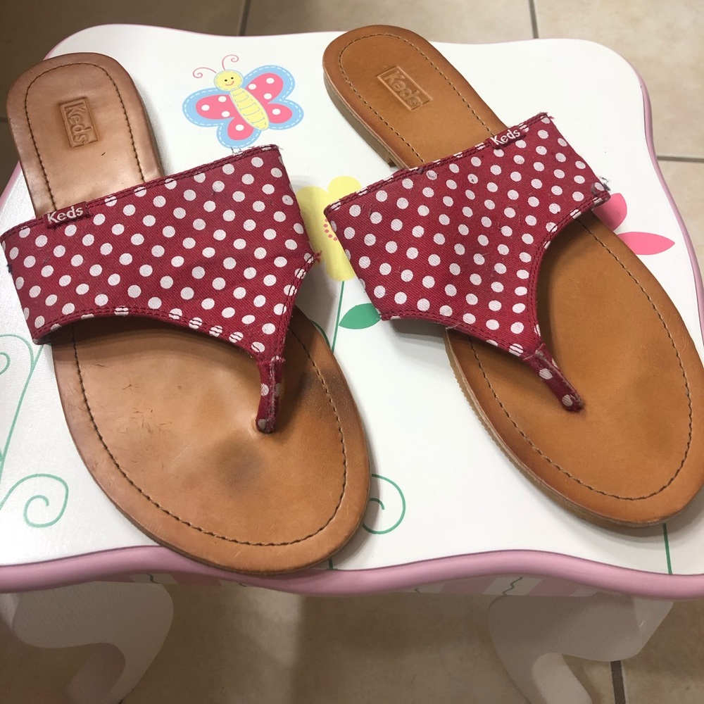 EUC Keds Polka Dot sandals